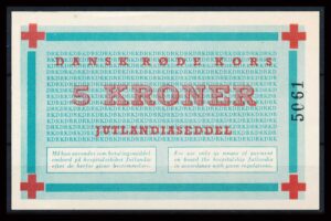 Danmark 5 Kr Jutlandiasseddel  Kvalitet 0