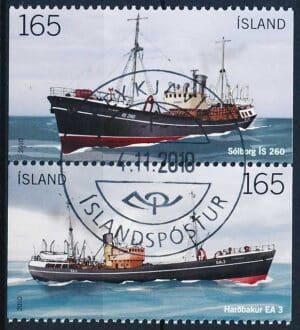 Island AFA 1250-1251 Parstykke Stemplet