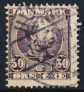 Danmark AFA 50 Stemplet