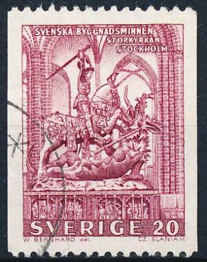Sverige AFA 500 Stemplet