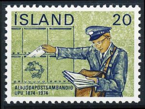 Island AFA 500 Postfrisk