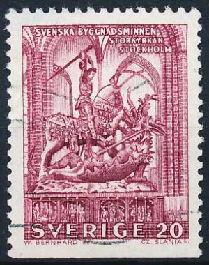 Sverige AFA 500Cn Stemplet