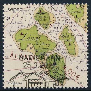 Åland AFA 509 Stemplet