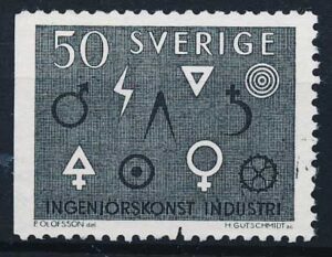Sverige AFA 512Cv Stemplet