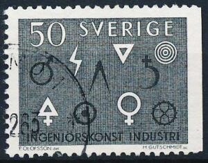 Sverige AFA 512Ch Stemplet