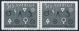 Sverige AFA 512Cv+512Ch Postfrisk