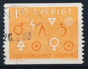Sverige AFA 513 Stemplet