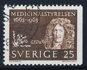 Sverige AFA 514Ch Stemplet