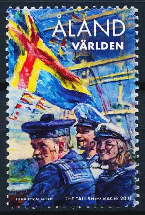 Åland AFA 518 Stemplet
