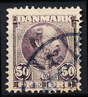 Danmark AFA 50a Stemplet