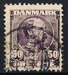 Danmark AFA 50a Stemplet