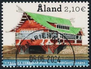 Åland AFA 525 Stemplet