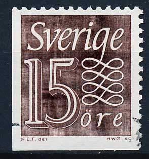 Sverige AFA 526Dvn Stemplet