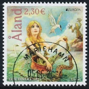 Åland AFA 527 Stemplet