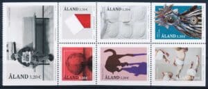 Åland AFA 528-534 7 Stribe Postfrisk