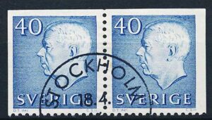 Sverige AFA 528Dvo528Dho Stemplet