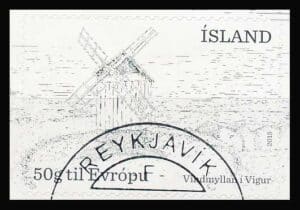 Island AFA 1453 Stemplet