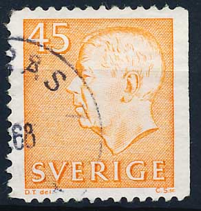 Sverige AFA 533Ch Stemplet