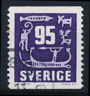 Sverige AFA 534 Stemplet