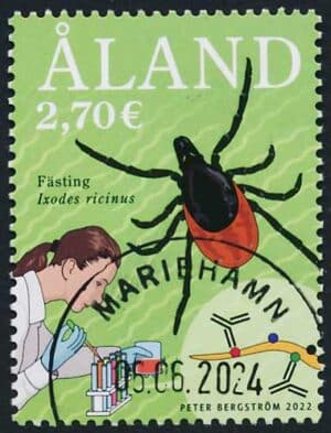 Åland AFA 537 Stemplet