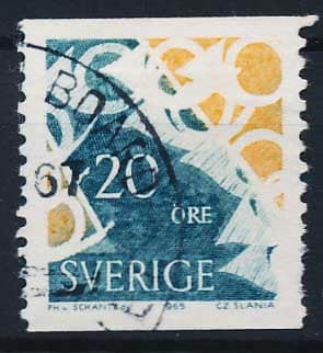 Sverige AFA 539 Stemplet