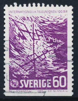 Sverige AFA 540Cn Stemplet