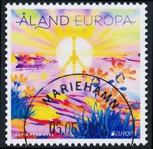 Åland AFA 546 Stemplet