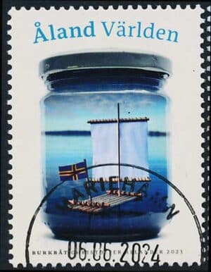 Åland AFA 551 Stemplet