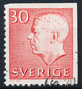 Sverige AFA 557Dho Stemplet