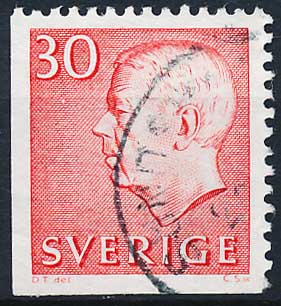 Sverige AFA 557Dvn Stemplet