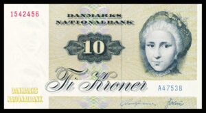 Danmark 10 Kroners 1975 Kvalitet 0 A4753B