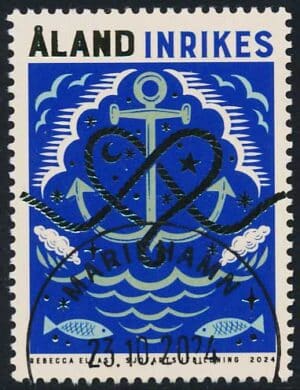 Åland AFA 561 Stemplet