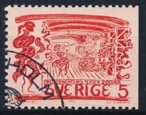 Sverige AFA 561Ch Stemplet