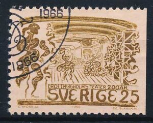 Sverige AFA 562Ch Stemplet