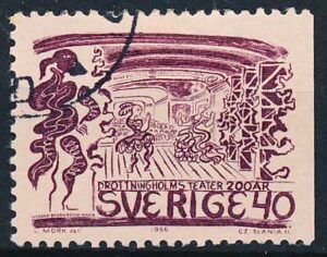 Sverige AFA 563Ch Stemplet