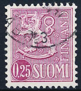 Finland AFA 568A Stemplet