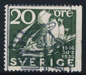 Sverige AFA 568Ch Stemplet
