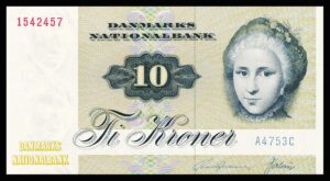 Danmark 10 Kroners 1975 Kvalitet 0 A4753C