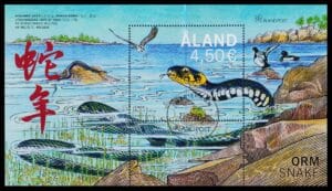 Åland AFA 574 Miniark Stemplet