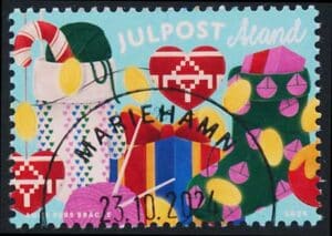 Åland AFA 575 Stemplet