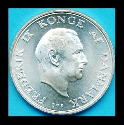 Danmark Frederik IX 1958 Erindringsmønt