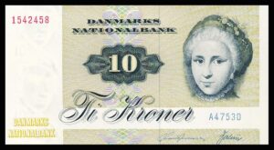 Danmark 10 Kroners 1975 Kvalitet 0 A4753D