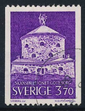 Sverige AFA 580 Stemplet