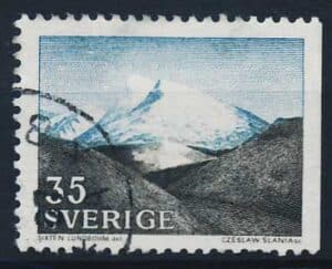 Sverige AFA 581Ch Stemplet
