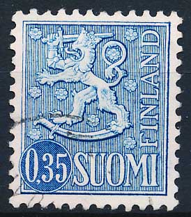 Finland AFA 587A Stemplet