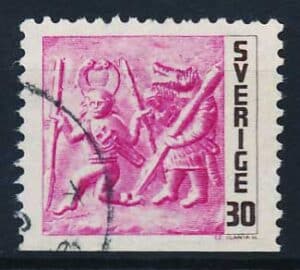 Sverige AFA 588Cn Stemplet
