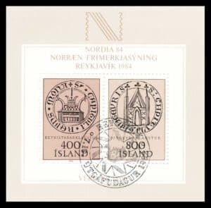 Island AFA 0589 Miniark Stemplet