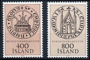 Island AFA 589a+589b Postfrisk