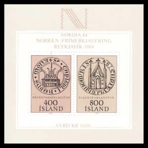 Island AFA 0589 Miniark Postfrisk