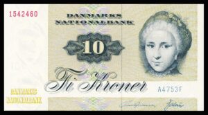 Danmark 10 Kroners 1975 Kvalitet 0 A4753F